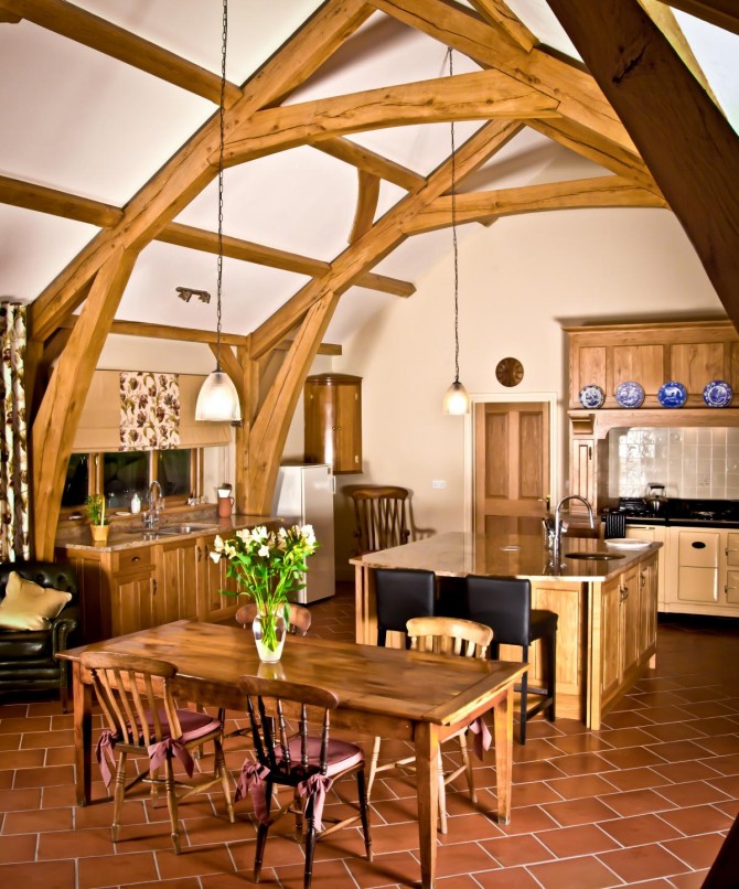 Oak Frmhouse Kitchen Pembrokeshire