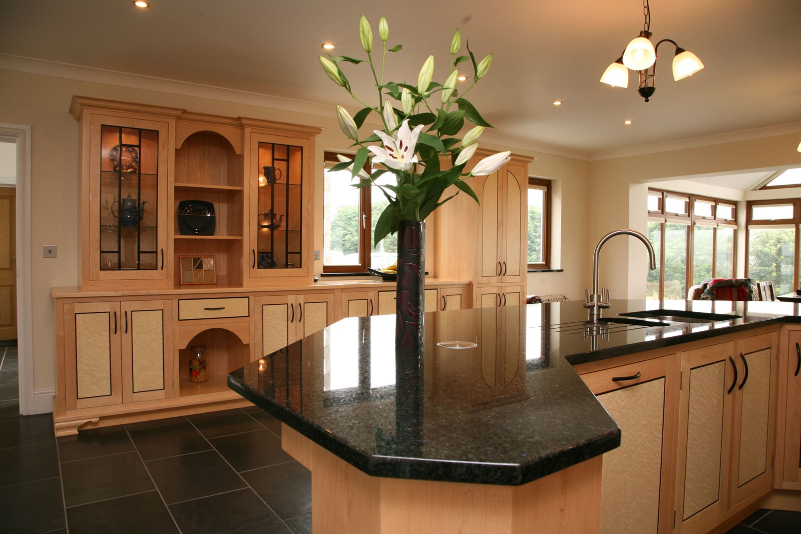 Birdseye Maple Wenge Kitchen Cardiff