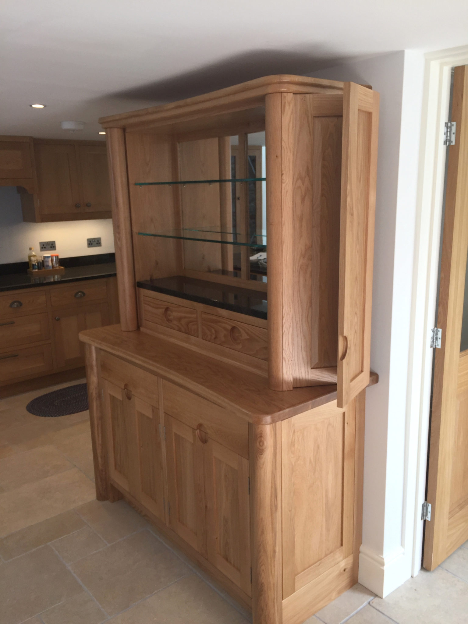 Modern Oak Dresser Mark Stone S Welsh Kitchens Bespoke