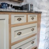 Rustic Painted and Oak Kitchen Brecon